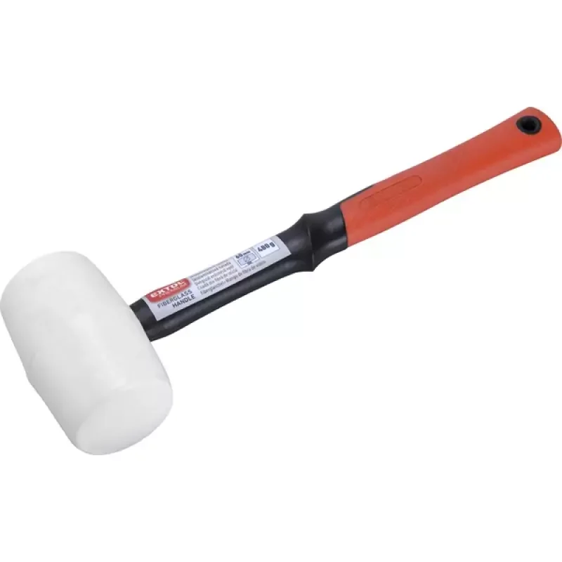 Kedvezmény Extol Premium fehér gumikalapács üvegszálas nyéllel, 70 mm (8811114)