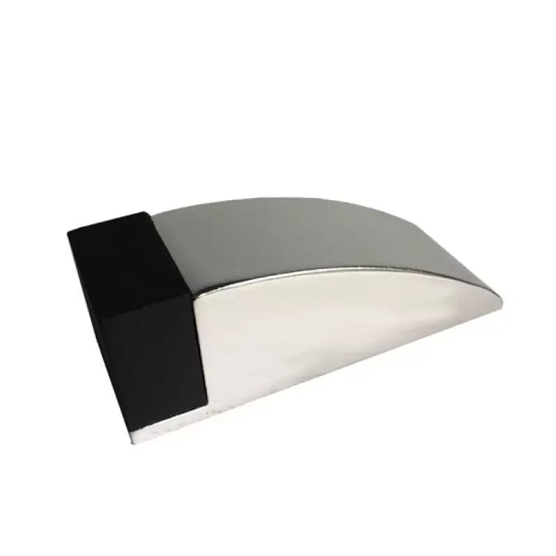 Ajtóütköző 28 x 28 x 78 mm lecsavarozható króm (3352042) Szuper akció