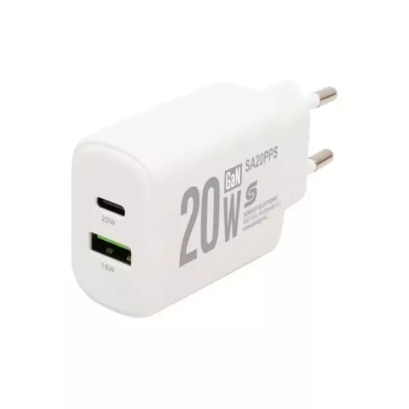 Gyors kiszállítás Home hálózati gyorstöltő 2in1 (SA20PPS)
