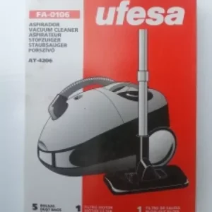 Vedd meg most Ufesa porzsák porszívóhoz 5 db + 1 db szűrő (FA-0106)