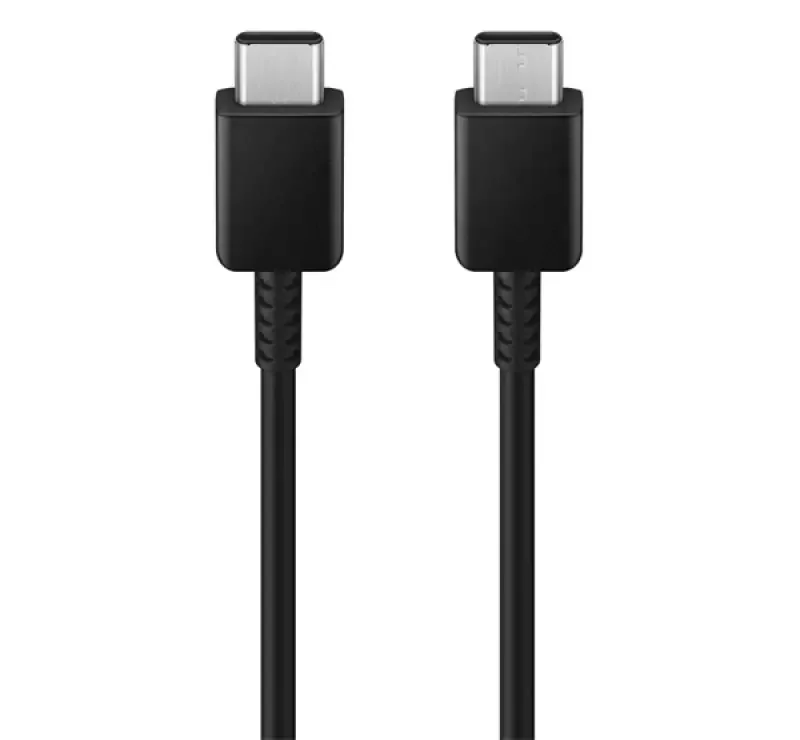 Biztonságos fizetés Samsung adatkábel (Type-C - Type-C, 3A, 100W, gyorstöltő, 180cm) FEKETE