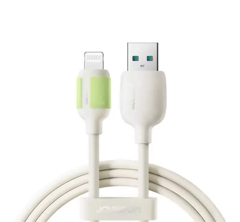 JOYROOM adatkábel (USB - lightning, 3A, gyorstöltő, 200cm) BÉZS Exkluzív ajánlat