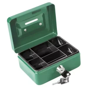 Extol Craft pénzkazetta 125×95×55 mm, festett acél (99008) Különleges ajánlat