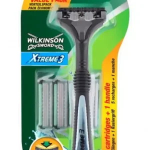 Szuper akció Wilkinson Xtreme3 Hybrid férfi borotva készülék + 5 betét (UWKM04)