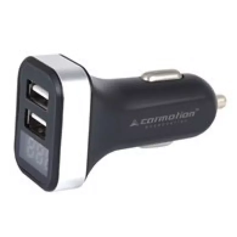 Akciós ár Szivargyújtó usb töltő és voltmérő 2.1A, 12/24V (58709)
