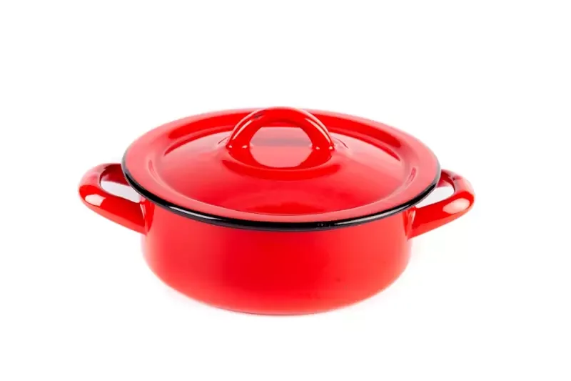 Korlátozott ajánlat Bonyhádi hagyományos zománcozott lábas + fedő 14 cm