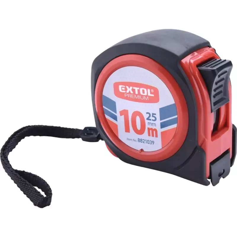 Ingyenes szállítás Extol Prémium mérőszalag 1 stoppos, 10mx25mm (8821039)