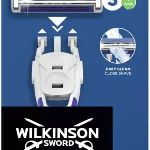 Wilkinson Essential3 Hybrid férfi borotvakészülék + 4 betét (UWKM07) Alacsony ár