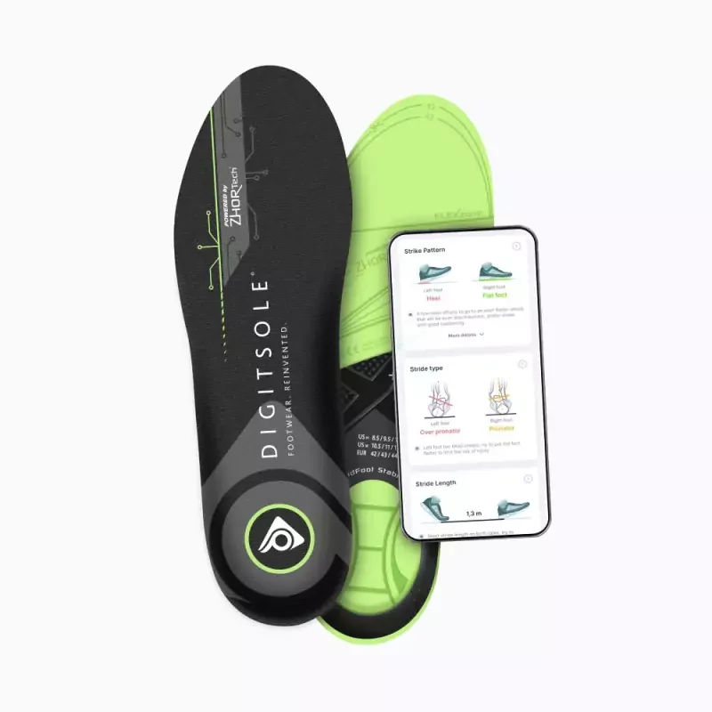 Digitsole Run okos talpbetét futáshoz és gyalogláshoz, Android/IOS kompatibilis, 36-38 méretben (DS- Csak ma