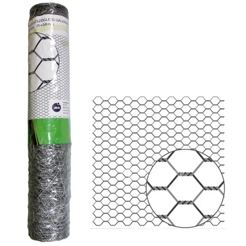 Háló 10 x 0,5 m hatszögletű 25 mm d=0,7 mm horganyzott (3121549) Exkluzív ajánlat