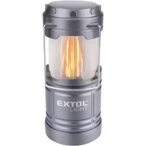 Akciós ár Extol LED teleszkópos lámpa, láng hatású, 75 lm (43158)