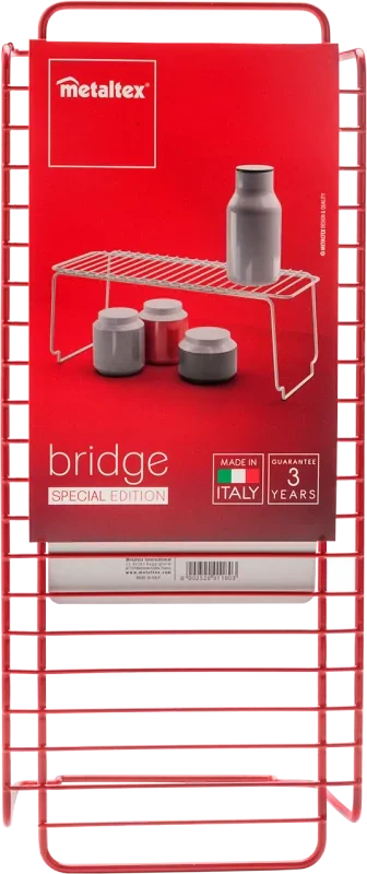 Metaltex Bridge Special Edition polc, piros színben (360500-P) Árengedmény