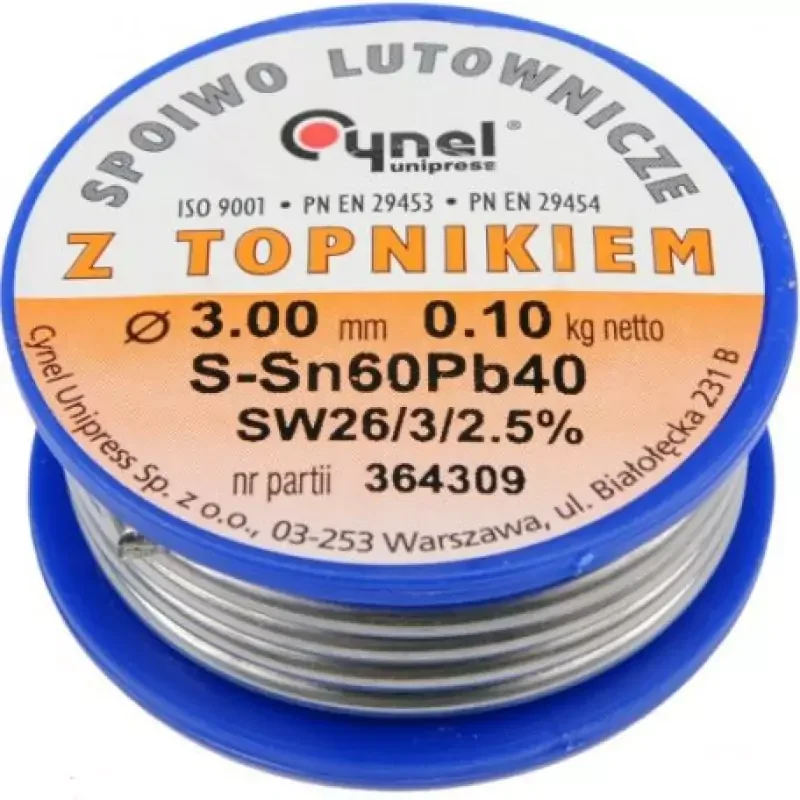 Alacsony ár Vorel forrasztó ón 3,0mm/100g (TOY-76826)