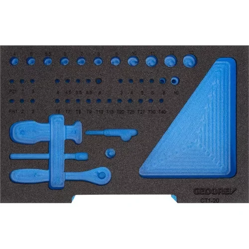 Végkiárusítás Gedore habanyag modul 1/2 L-BOXX 136 üres (EI-1100 CT1-20)