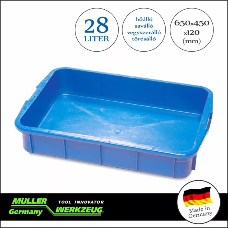 Kedvezményes ár MLR-902 390 | Olajleeresztő tálca 28 literes törhetetlen -olaj, fagyálló- MÜLLER