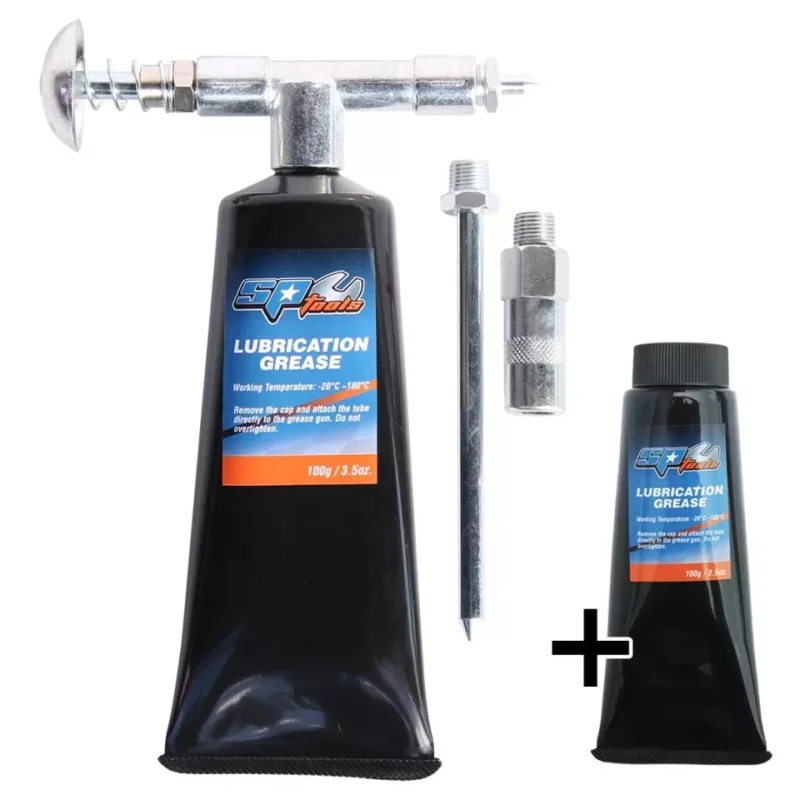 SP65104S | Zsírzópisztoly, mini, 100 g utántöltő tubussal + 1 TUBUS ! - SP Tools Legkelendőbb